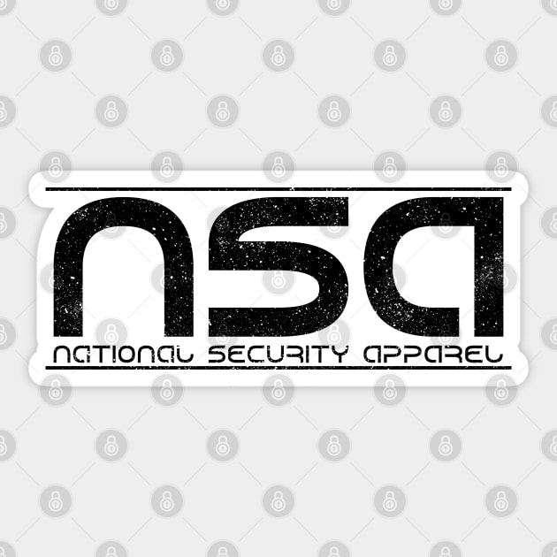 NSA (Gritty) Sticker by NSA